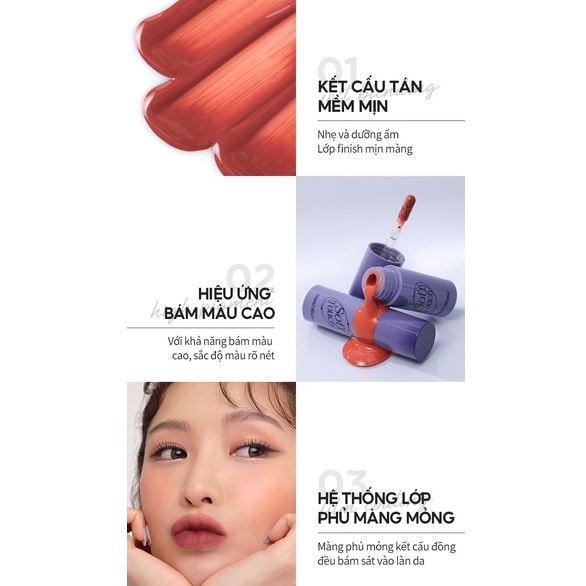 Má Hồng Dạng Lỏng Merzy Soft Touch Liquid Blusher 3g