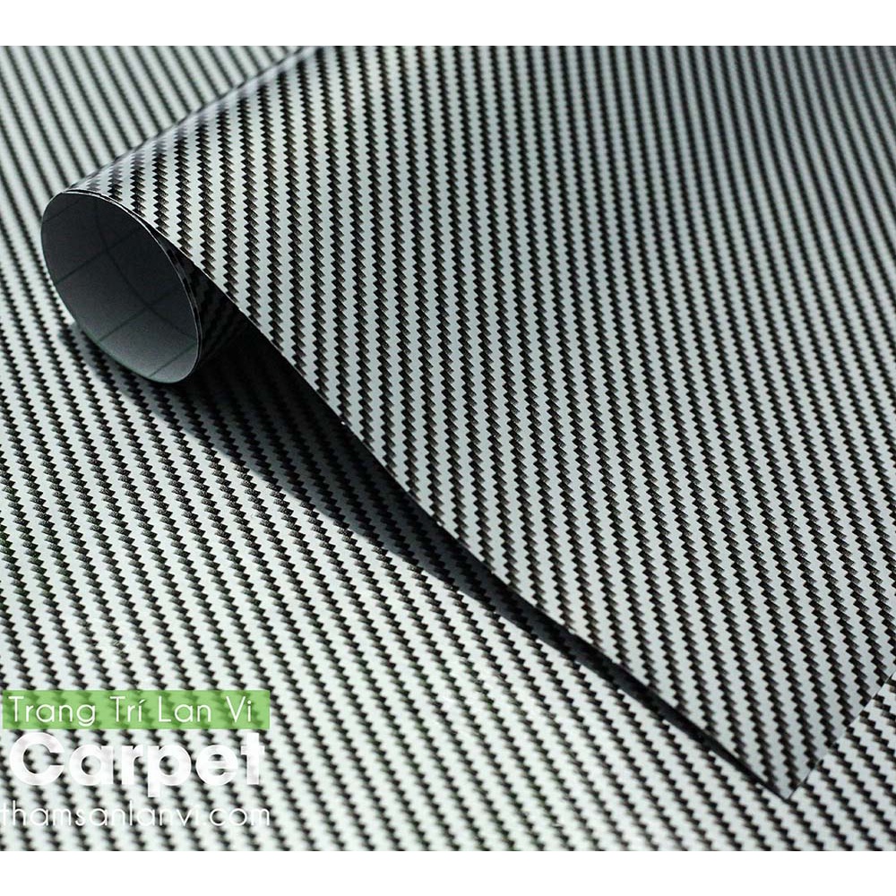 Giấy dán decal carbon dán xe - Miếng dán decal trang trí xe , dán laptop, khổ 1.2m