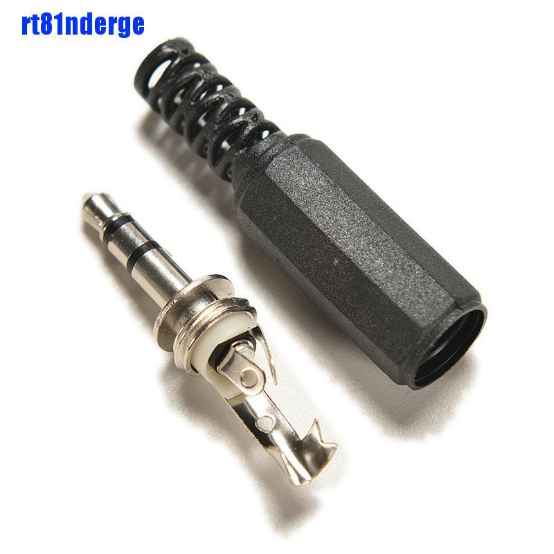 Set 10 Đầu Nối Jack Cắm Âm Thanh 3.5mm 1 / 8 &quot;Chuyên Dụng