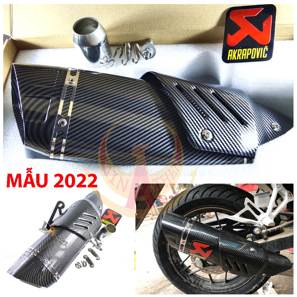 Pô AK R1 - Pô akrapovic Full Carbon nhập khẩu hàng Xịn Tem Khắc Laser