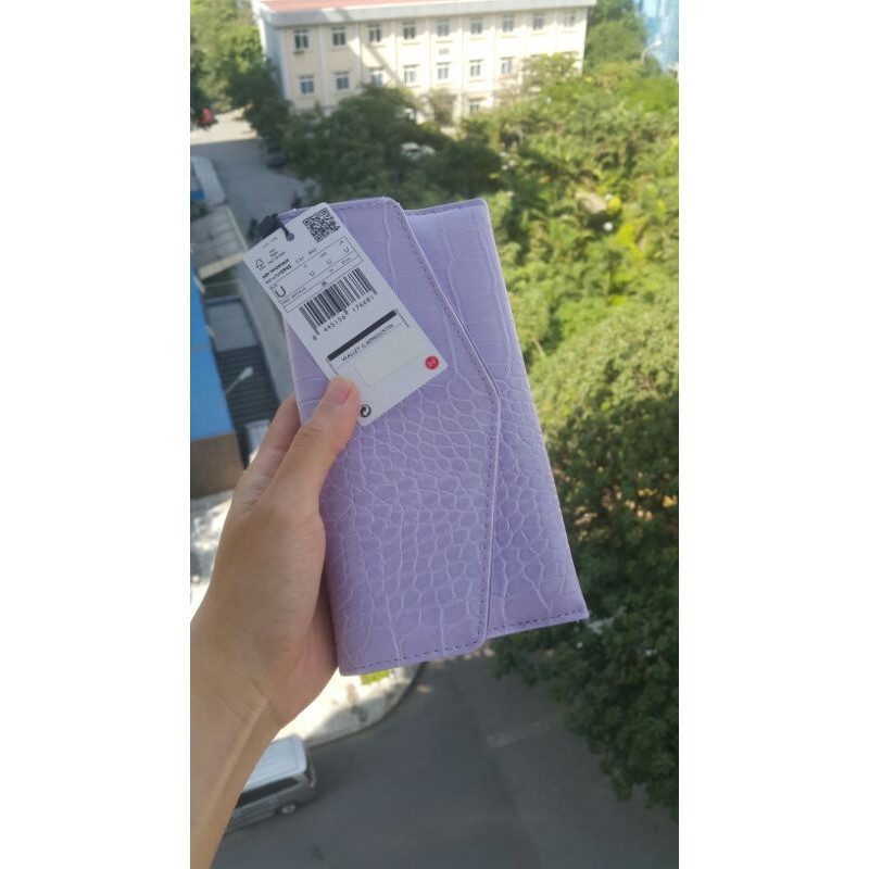 Ví tím Mango - hxt Nga kèm bill