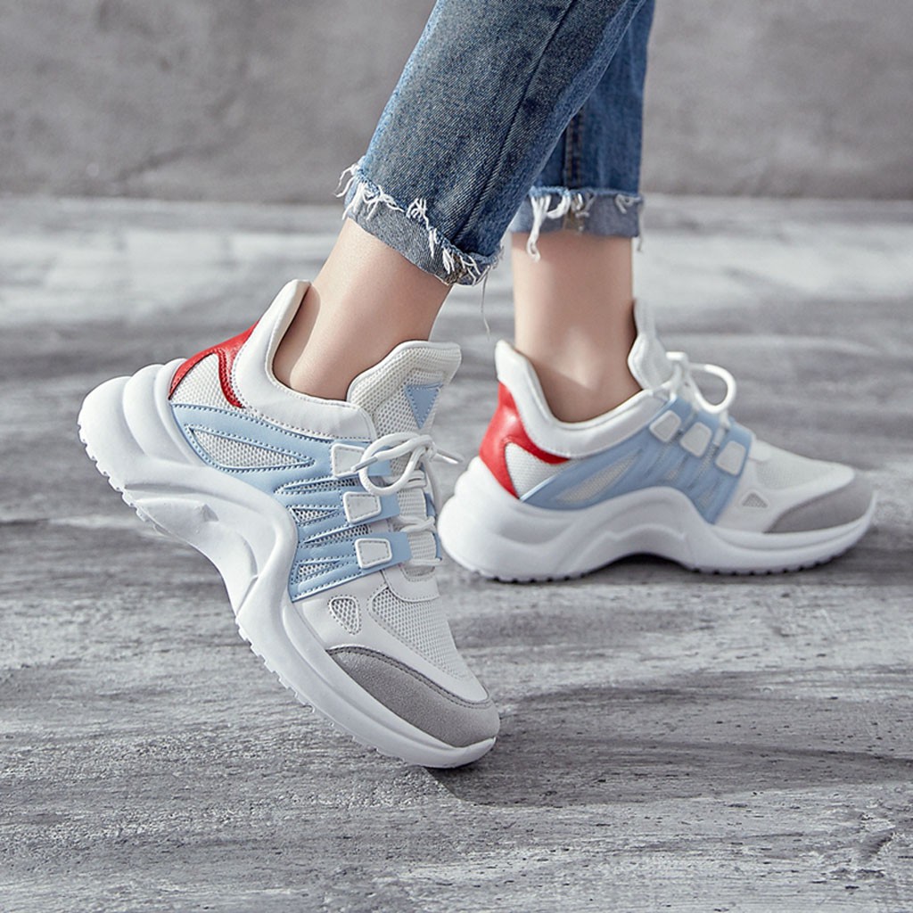 Giày Sneaker Nữ [ FREESHIP ] Giày Thể Thao Nữ Siêu Ngầu Siêu Chất Kết Hợp Tăng Chiều Cao - G18