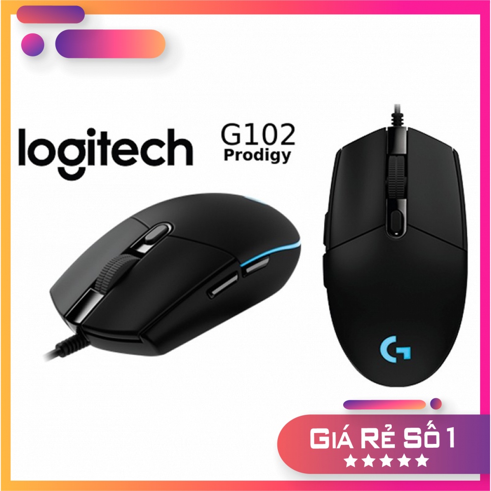 Chuột chơi game logitech G102 Led RGB 8000DPI mới 100% bảo hành 12 tháng
