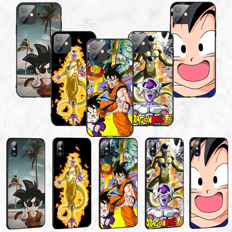 iPhone 12 Mini 11 Pro Max 12mini Soft Case MD111 Fashion Super Son Goku Protective shell Cover