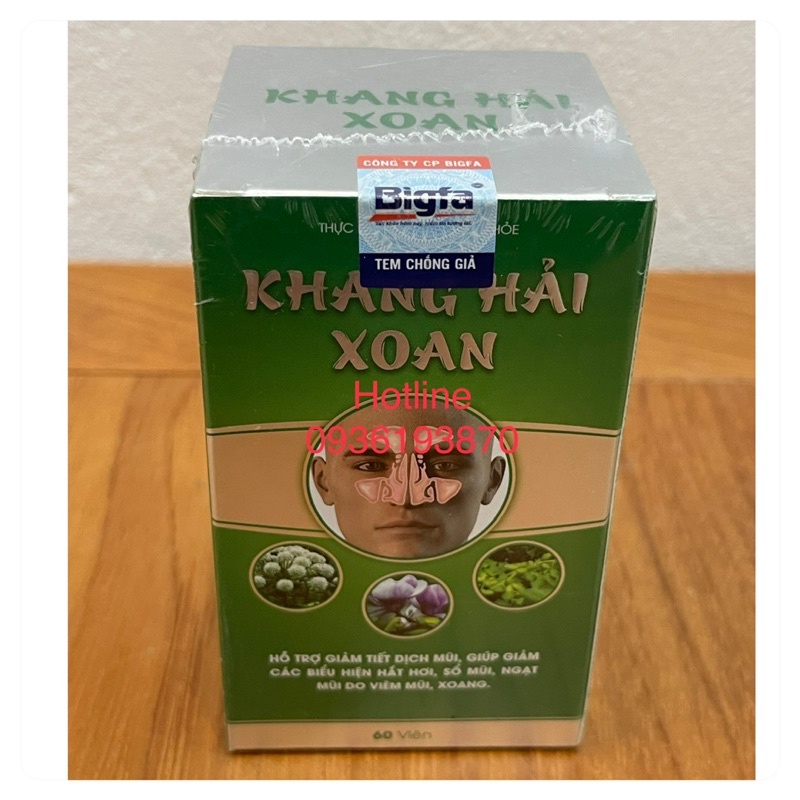 ✅ KHANG HẢI XOAN  [CHÍNH HÃNG] ❤️ XOAN KHANG HẢI HỖ TRỢ VIÊM XOANG VIÊM MŨI DỊ ỨNG