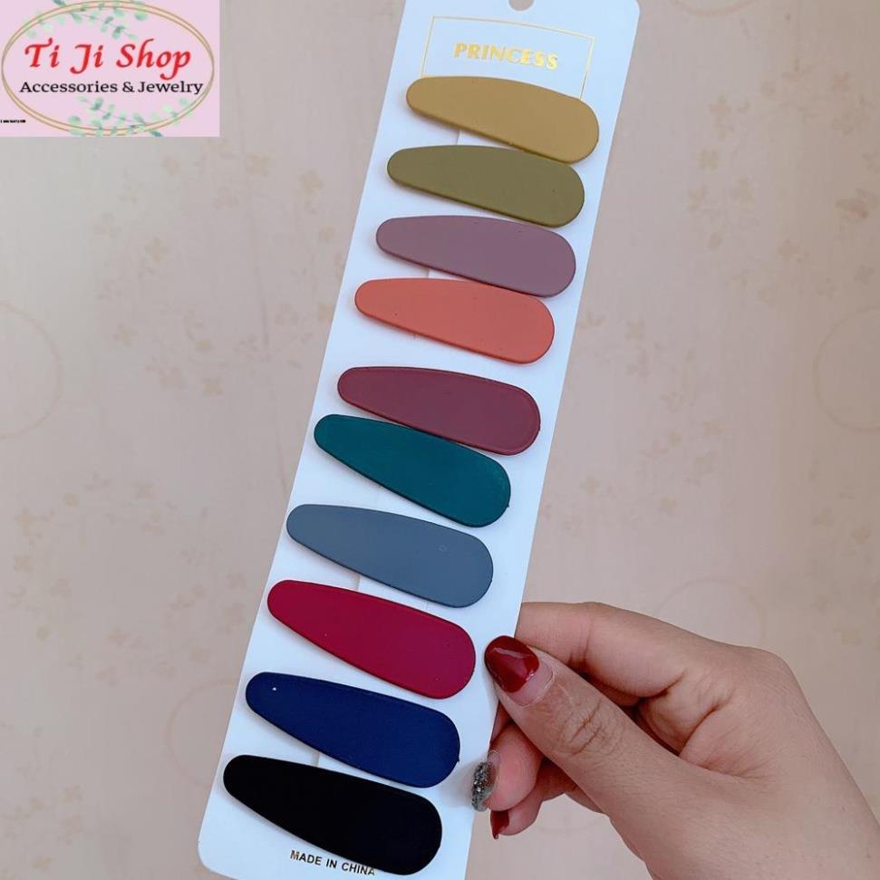 Kẹp Tóc Mái, Kẹp Tóc Trơn Màu Sắc Ngọt Ngào Hàn Quốc Xinh  Cho Nữ