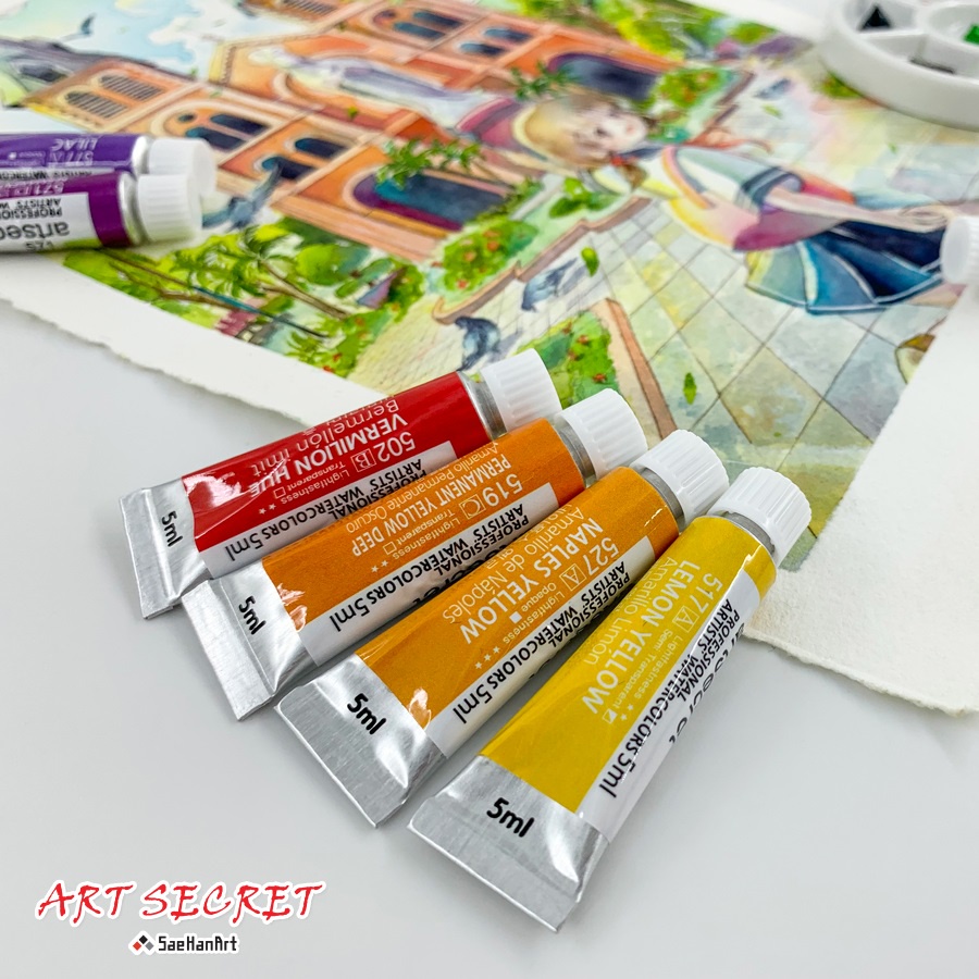 [P1] BÁN LẺ - MÀU NƯỚC HẠNG HỌA SỸ ART SECRET TUÝP 5ML