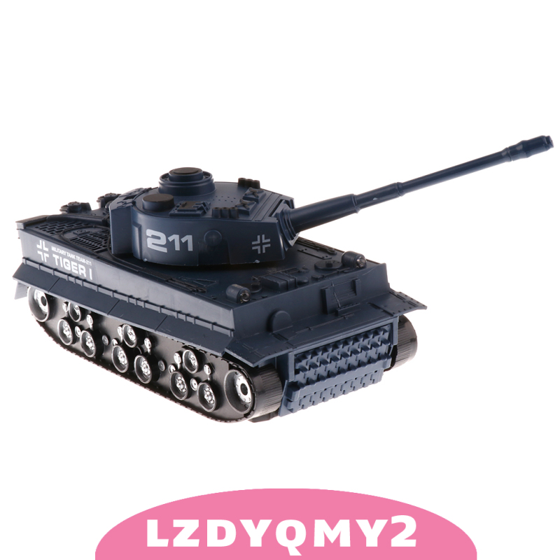 Curiosity 1:32 German Tiger  Tank Mini Camouflage Electric Tank with Sound - A