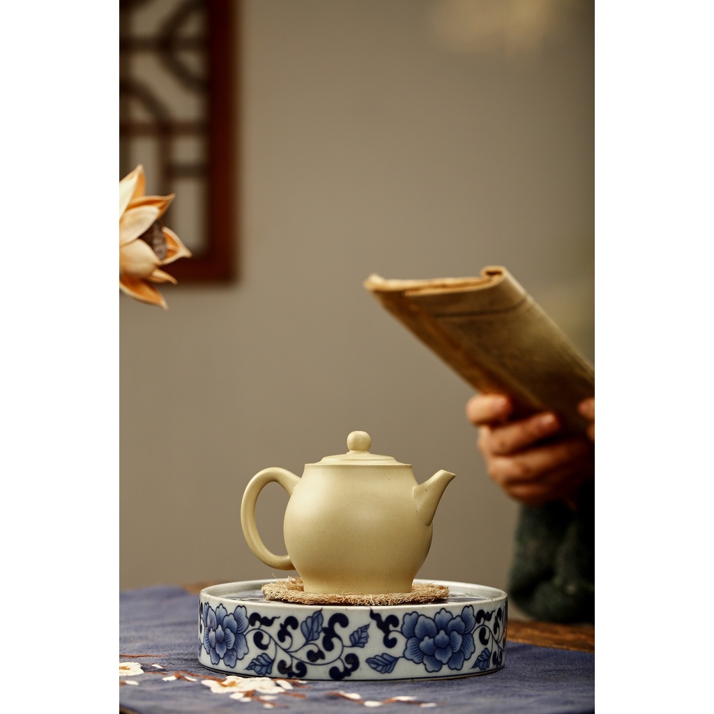 Ấm Tử Sa Nghi Hưng Ngọc Châu 140 ml (Bổn Sơn Lục)