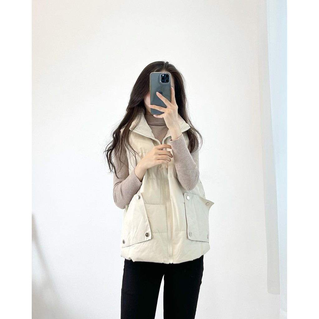 (FREESHIP) Áo gile phao hàng quảng châu Miho house