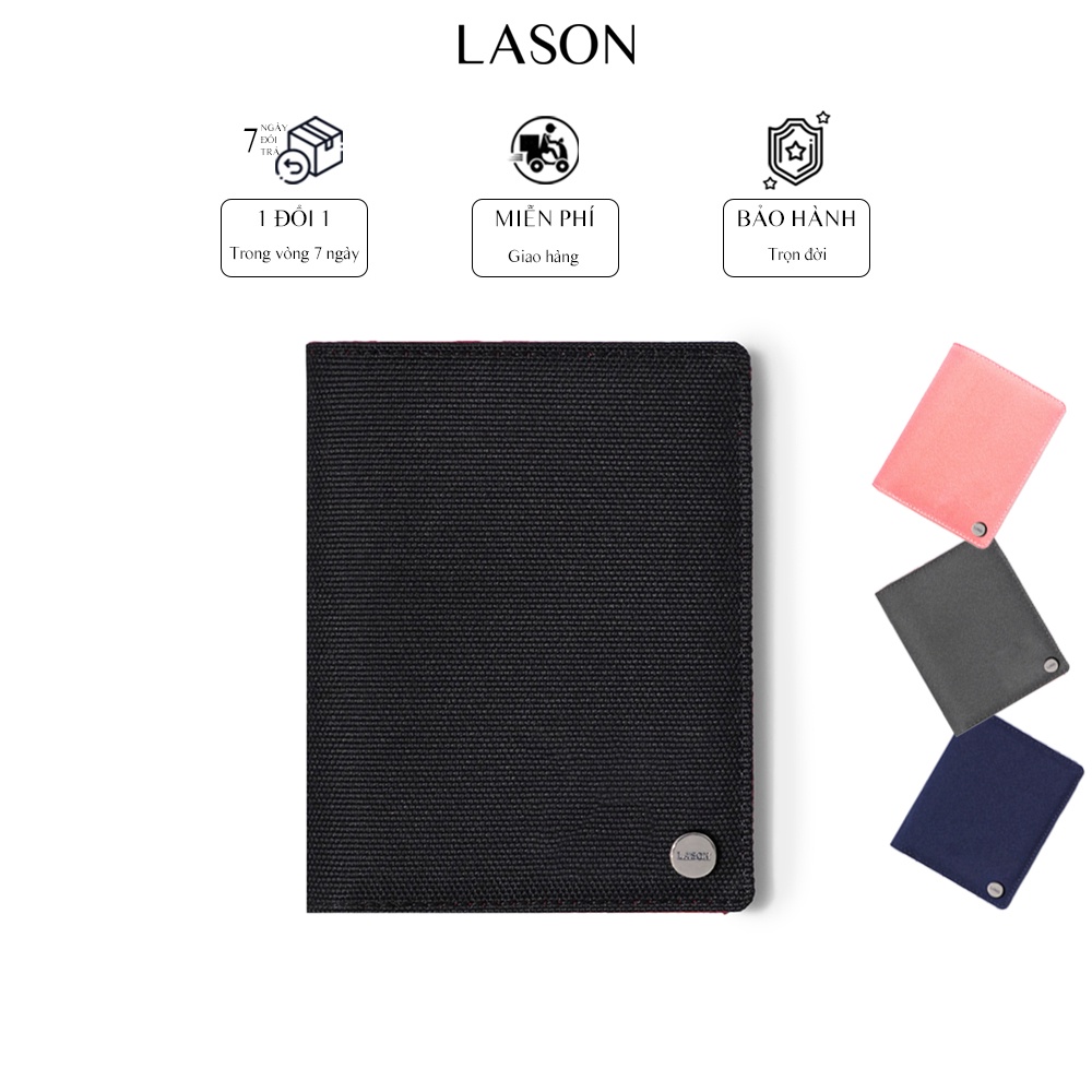 Ví Vải Đựng Tiền MLADEN ĐỨNG Canvas Polyester Nhập Khẩu Cao Cấp Chống Thấm Nước Unisex Nam Nữ Đẹp Chính Hãng LASON