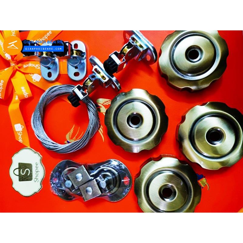 Bộ linh kiên giàn phơi thông minh Cao Cấp Shoppe