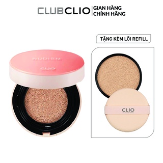 Phấn Nước Dưỡng Ẩm Clio Nudism Moist Cover Cushion Spf50+/Pa++++ 15G (Tặng 1 lõi Refill)