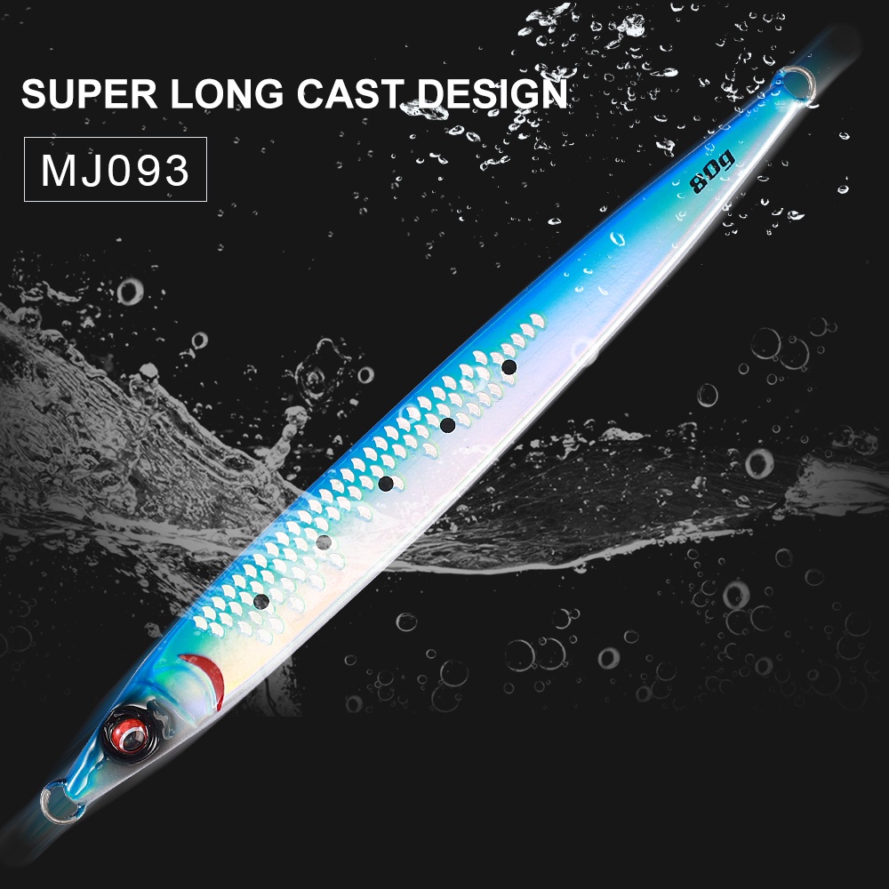 Mồi Câu Cá Giả Bằng Kim Loại Cứng 60g 80g