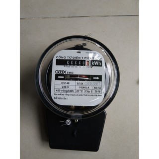 Công tơ điện 1 pha 2 dây  - GELEX EMIC 10/40A loại không kiểm định