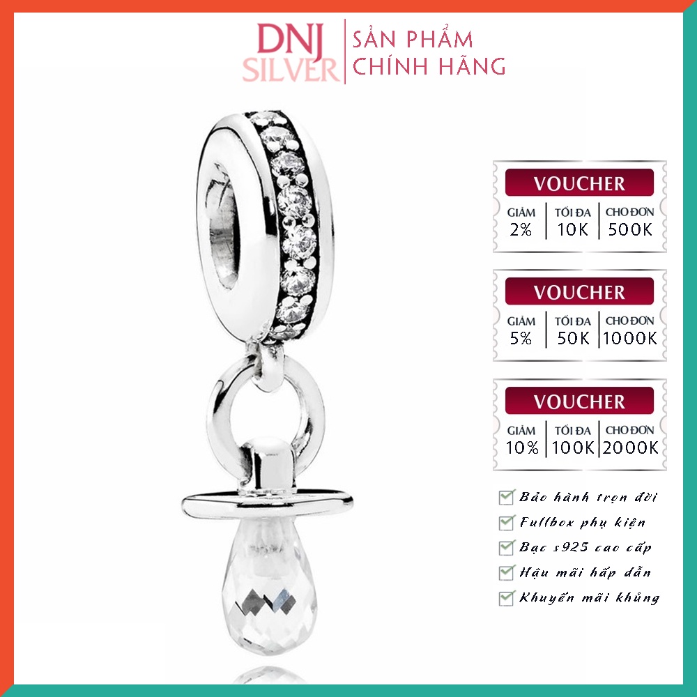 Charm bạc 925 cao cấp, bộ tổng hợp các mẫu charm bạc DNJ để mix vòng charm - Bộ sản phẩm từ DN305 đến DN320