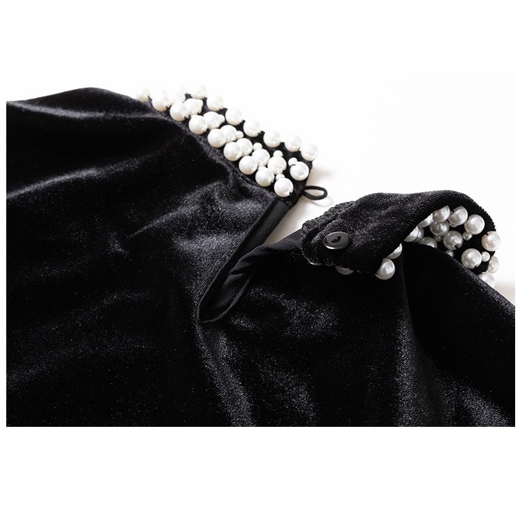 M77160 Áo nhung nữ dài tay mùa thu cao cấp hàng nhập