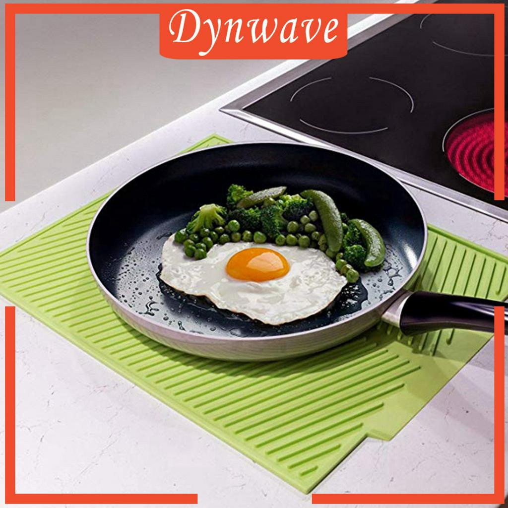 Đệm Phơi Khô Bát Đĩa Bằng Silicone Chịu Nhiệt Dễ Vệ Sinh