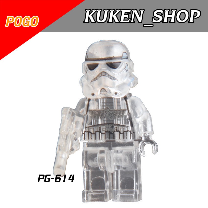 Minifigures Star Wars Mẫu Nhân Vật Troopers Phiên Bản Trong Suốt PG614 - Mini Cuộc Chiến Giữa Các Vì Sao