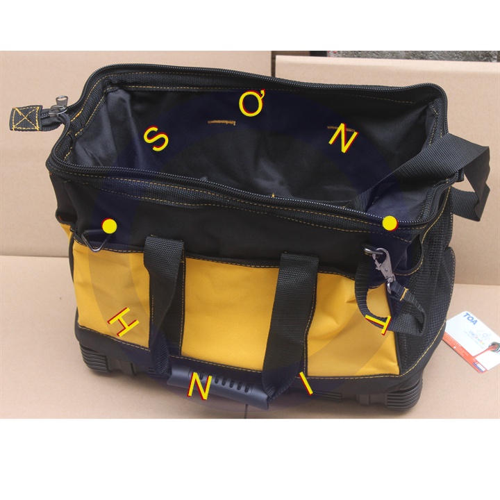 Túi Đựng Dụng Cụ 16&quot; Đáy Nhựa Tolsen 80103