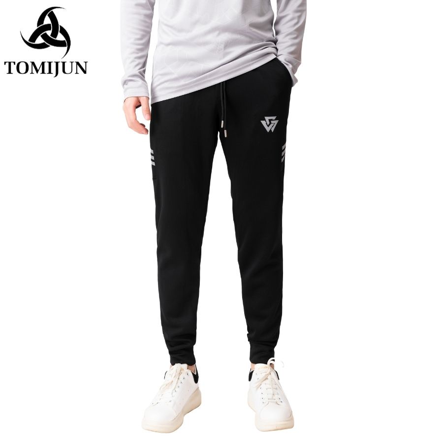 Quần jogger thể thao, quần dài nam cao cấp TOMIJUN mẫu mới nhất, vải nỉ co giãn, không bai xù, ống bo phong cách - QDW