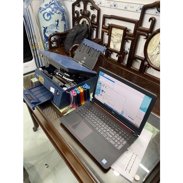 Canon TS 6370 - nhận đi hệ thống mực ngoài
