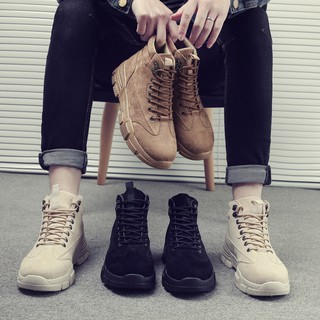 Giày cao cổ nam Martin kiểu dáng đường phố Hàn Quốc