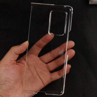 Bao Da Nắp Gập Trong Suốt Cho Samsung Galaxy Z 2 5g Z0Y0