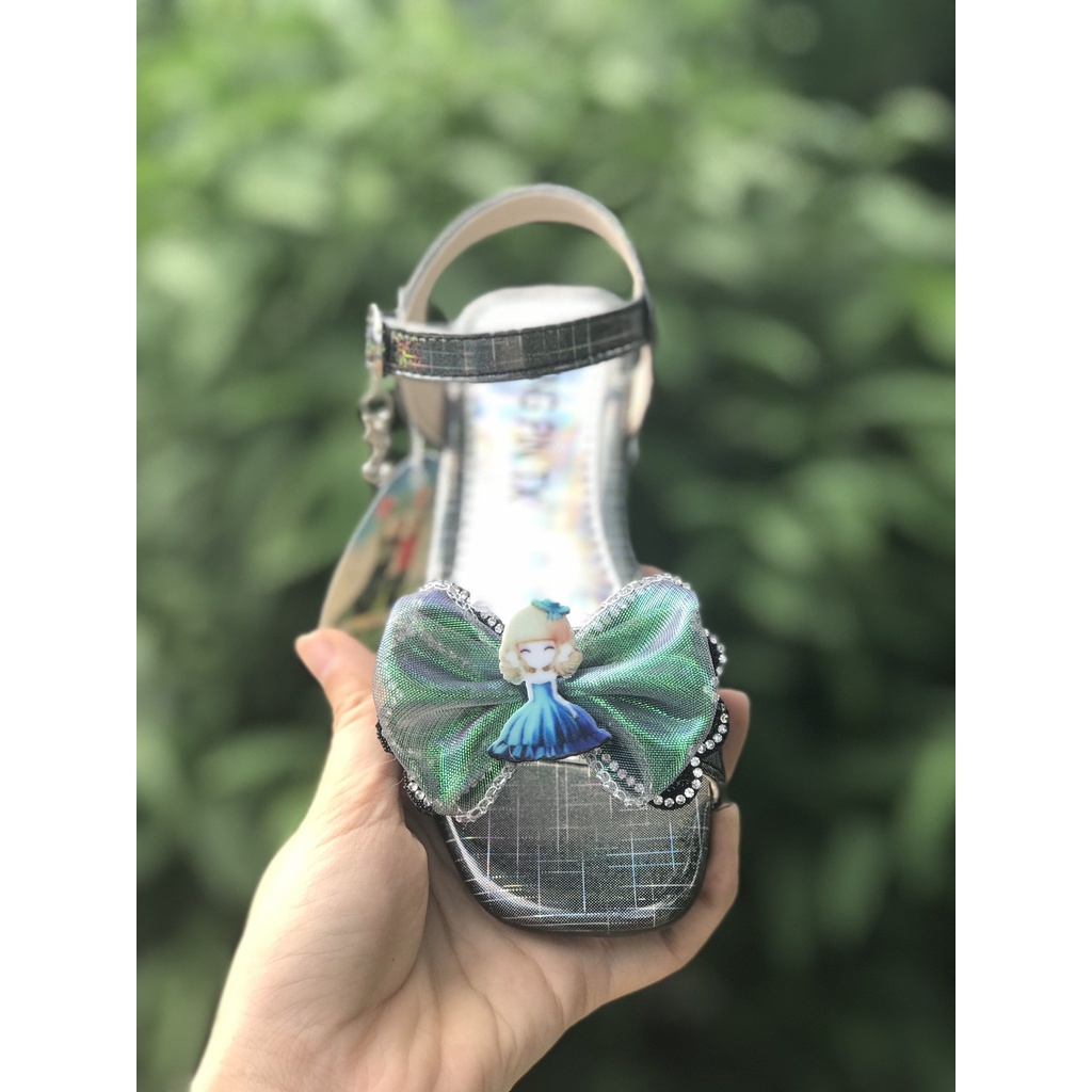 Sandal cho bé gái, dép cho bé gái có gót thấp không đau chân mã 8109