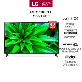 Smart Tivi LG 43LM5700PTC 43inch