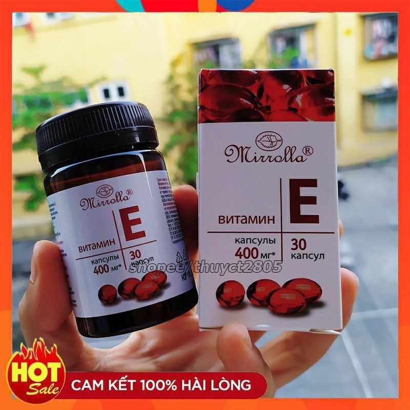 [CHUẨN AUTHENTIC] - Vitamin E nga dạng lọ 30 viên