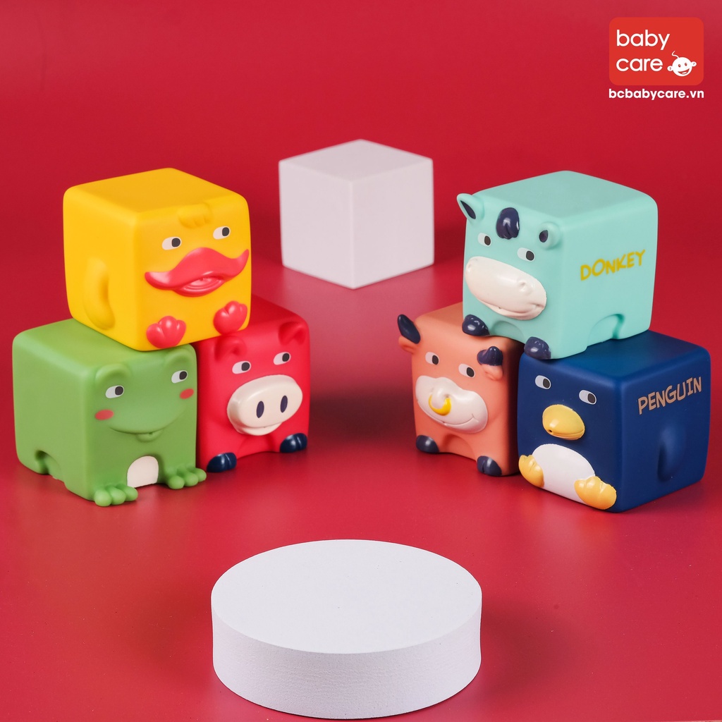 Bộ đồ chơi xếp hình thú cưng Babycare BC7256B hình khối thông minh cho bé