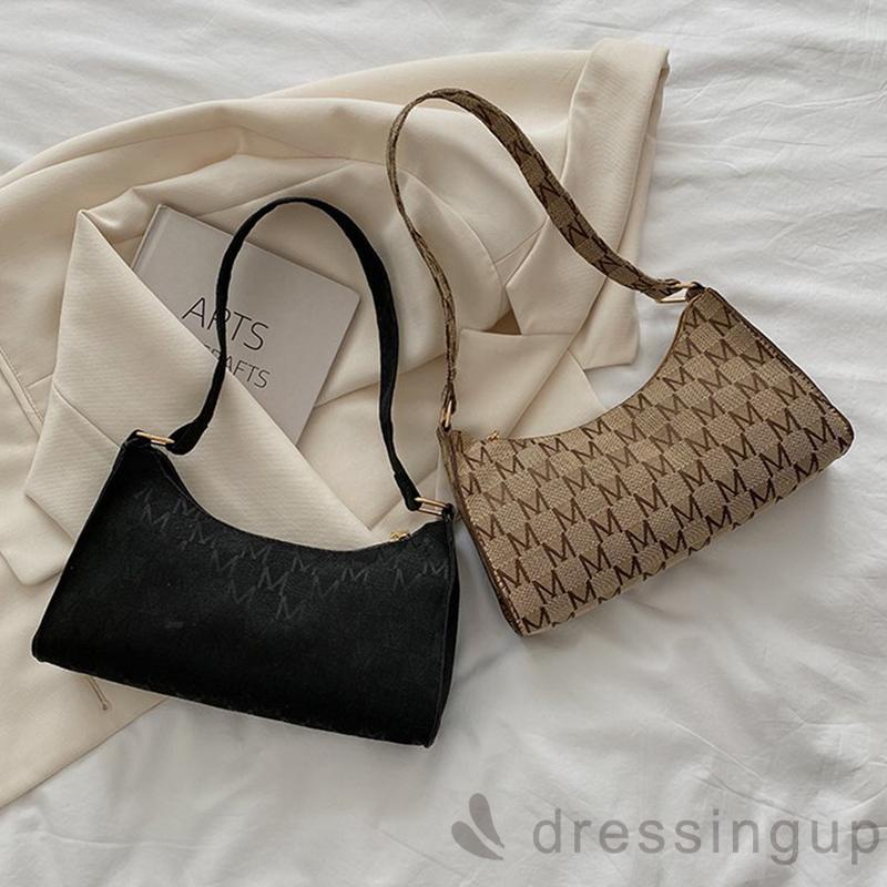 Túi Đeo Vai Hình Vuông In Chữ M Độc Đáo Thời Trang Cho Nữ