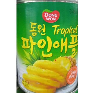 Dứa đóng hộp hàn quốc 836g - 파인애플