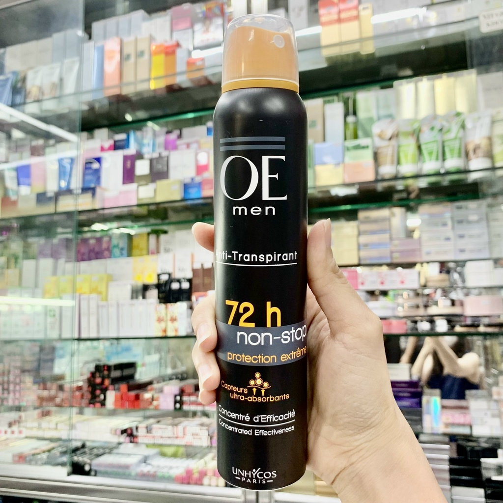 Xịt khử mùi nước hoa OE Nam khô thoáng ngăn tiết mồ hôi hương thơm nam tính Linh Giang chính hãng