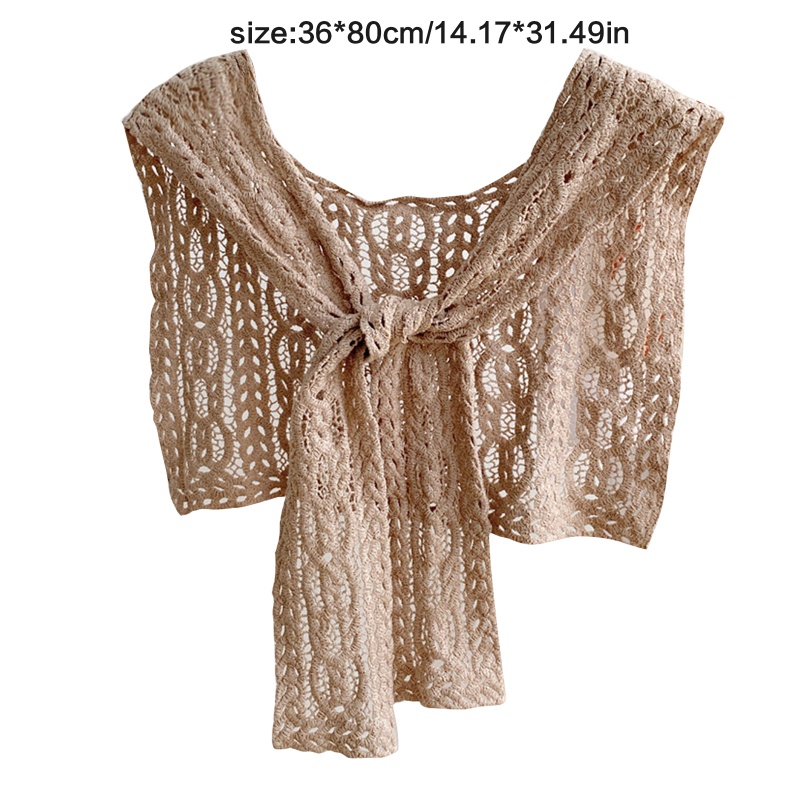 Khăn Choàng Vai Hình Tam Giác Bằng Cotton Dệt Kim Màu Trơn Phong Cách Hàn Quốc Dùng Hóa Trang Halloween