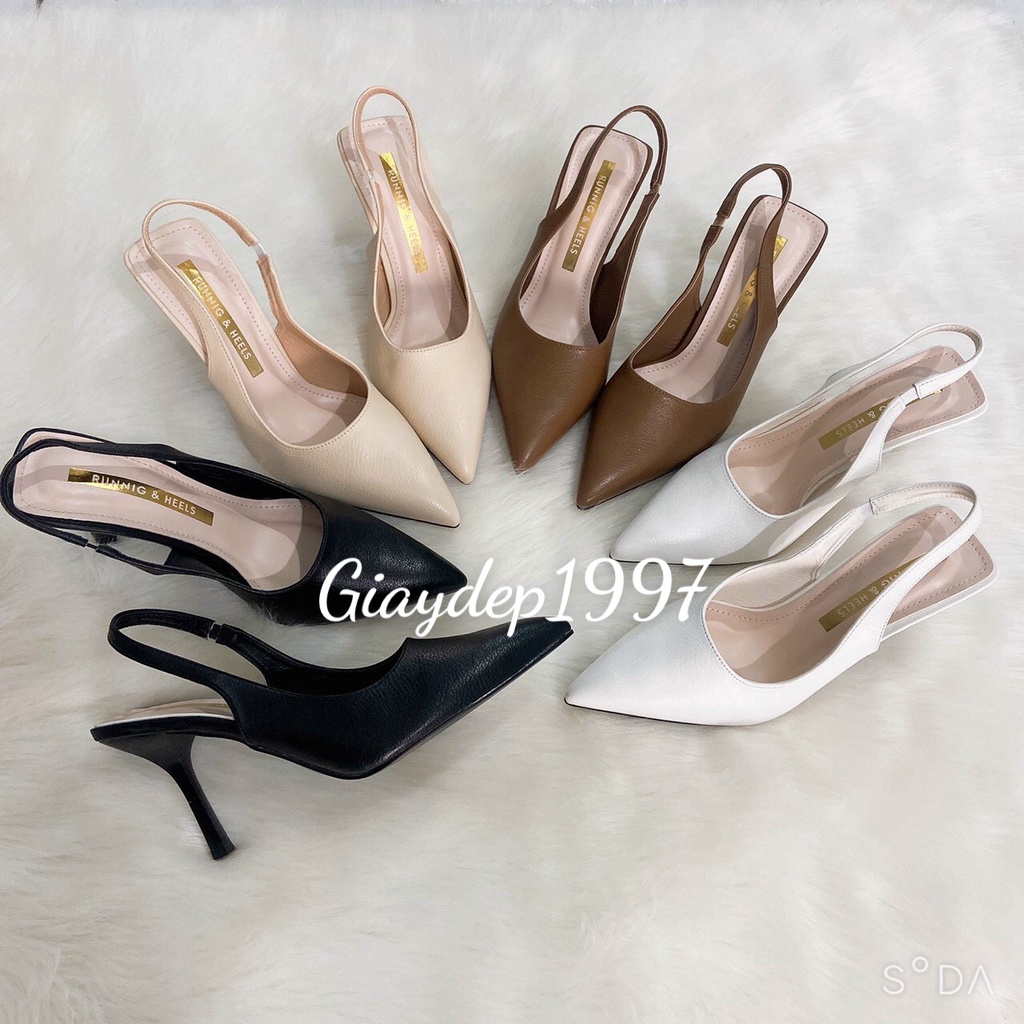 Giày Cao Gót Bít Mũi Gót Nhọn  Chất Xịn Kiểu Dáng Sang Chảnh Cực Nữ Tính Gót Cao 7cm Hot new - MÃ BBBBB