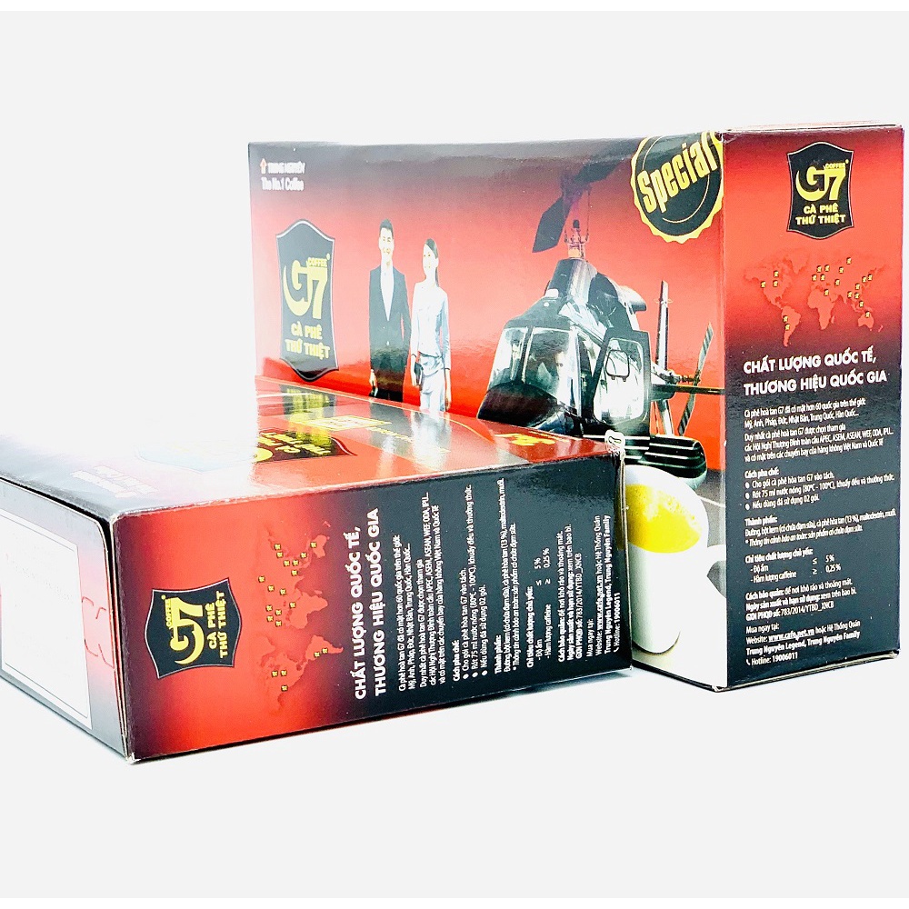 Cà Phê sữa hòa tan G7 3in1 Hộp 21 gói 16g