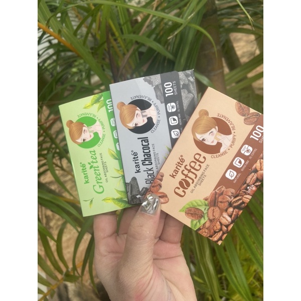 Giấy thấm dầu Karite Cô gái, 100 tờ