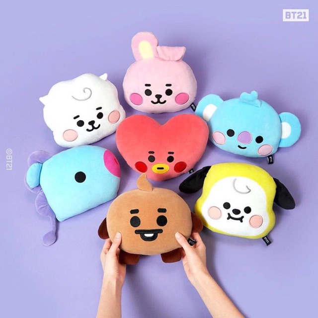 A030 ❤️ PUNIQ SPACE on hand 100% official BT21 BTS original authentic Băng Đô Cài Tóc Xinh Xắn Cho Bé