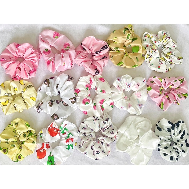 Scrunchie - dây buộc tóc dạng phồng hot trend hàn quốc