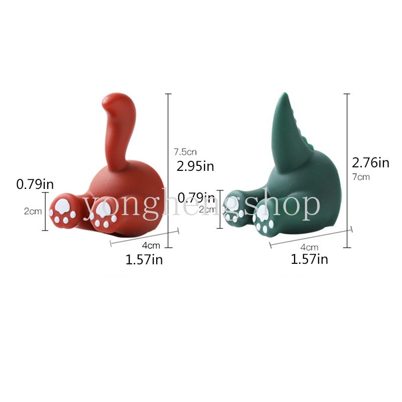 Móc Treo Bàn Chải Đánh Răng Gắn Tường Hình Đuôi Động Vật Dễ Thương