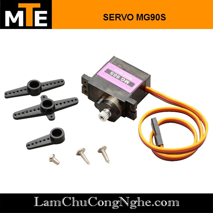 Động Cơ RC Servo MG90S ( Bánh răng kim loại)