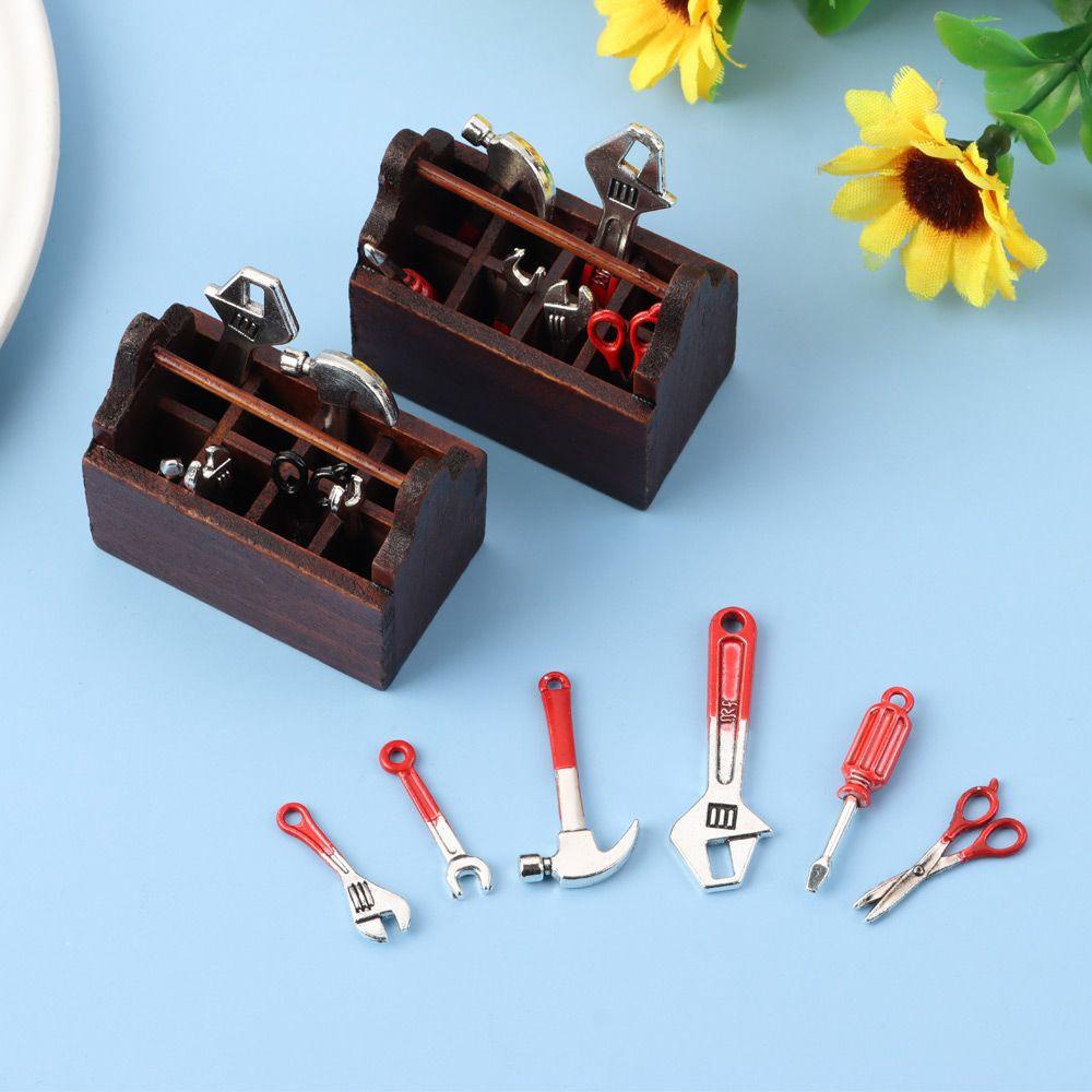RAINBOW Bộ Đồ Chơi Mô Hình Dụng Cụ Sửa Chữa Cho Nhà Búp Bê