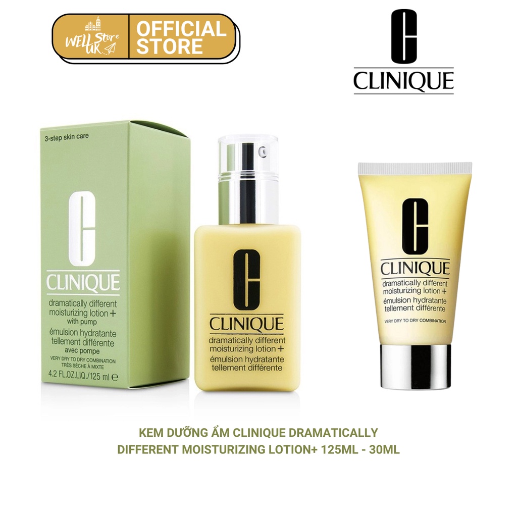 Kem dưỡng ẩm Clinique dramatically different moisturizing Lotion+【125ml - 30ml】