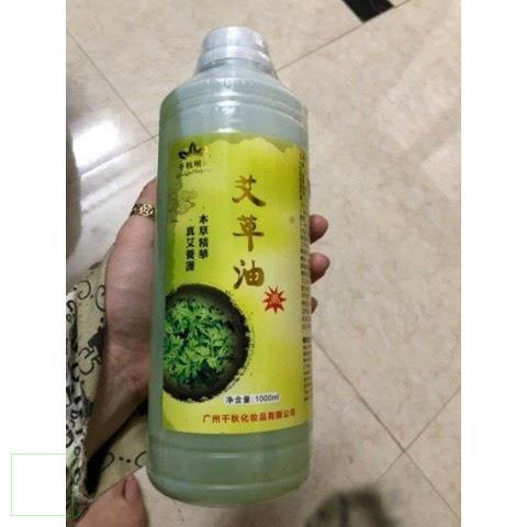 Dầu Massage body Hương Ngải Cứu Thơm dễ chịu giảm béo chai to 1 lít