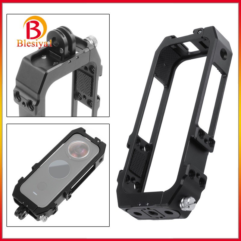 [BLESIYA1] Protective Frame Mount Expansion With Cold Shoe Adapter For Insta 360 ONE X2