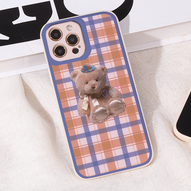 [HOT TREND] Ốp Lưng IPhone 11-11 Pro-11 Pro Max Caro gấu bear ốp iphone Cạnh Vuông 7plus/8plus/x/xs/xsmax/12/13/pro/max