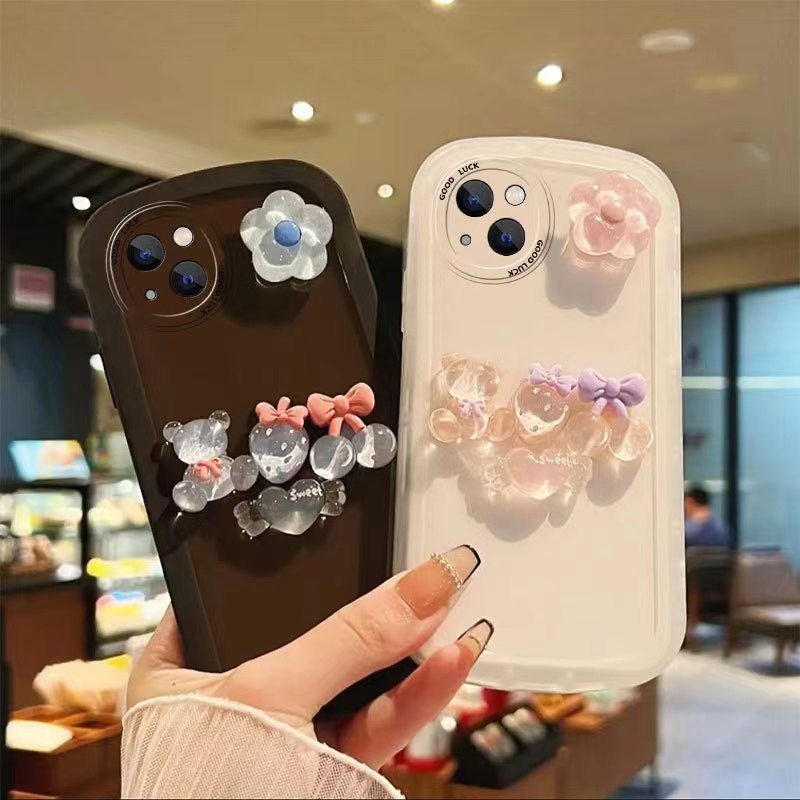 Ốp Điện Thoại TPU Silicon Mềm Họa Tiết Hoa Cho Iphone 7G 8G SE 2020 7P 8P 13 12 11 Pro Max XS Max XR X XS