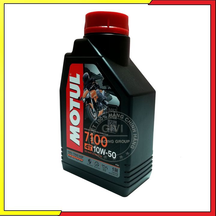 Nhớt Motul 7100 4T 10W50 1L Cho Xe Tay Côn Và Mô Tô